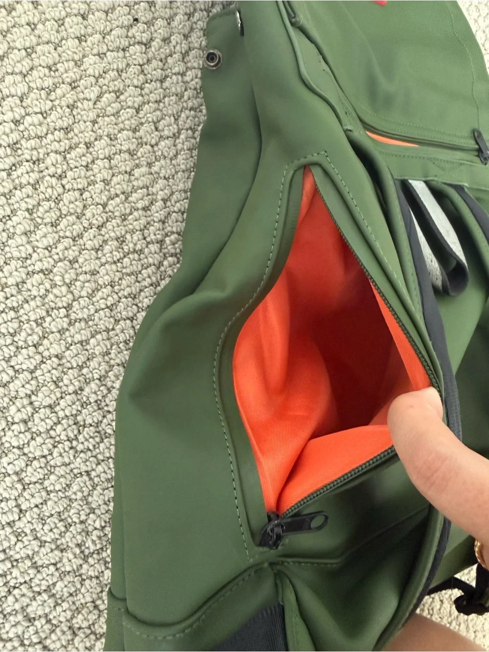 Hunter Olive Green Backpack